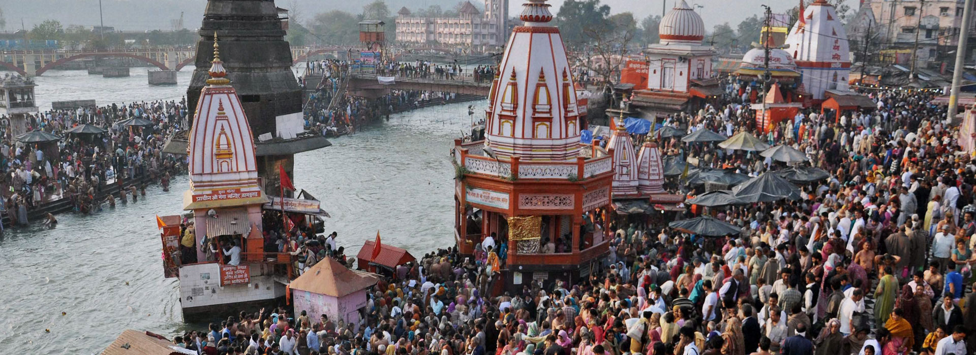 Mahashivratri in India near the Ganges
